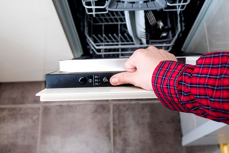 reset ge dishwasher after power outage